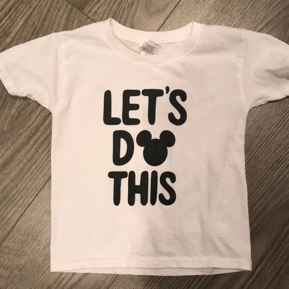 Disney Other - Disney “Let’s Do This” Children’s 5T Shirt! EUC